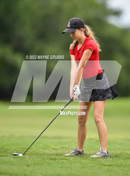 Thumbnail 2 in UIL 5A Girls Golf State Tournament photogallery.