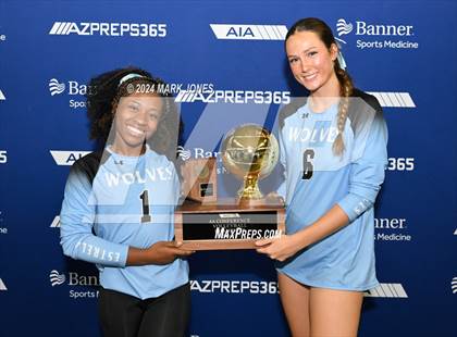 Thumbnail 2 in Estrella Foothills vs. Mica Mountain (AIA 4A Final - Awards) photogallery.