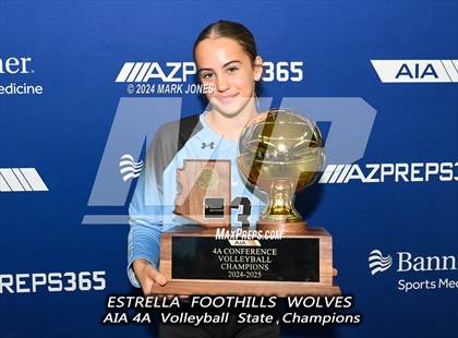 Thumbnail 2 in Estrella Foothills vs. Mica Mountain (AIA 4A Final - Awards) photogallery.