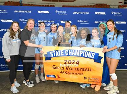 Thumbnail 2 in Estrella Foothills vs. Mica Mountain (AIA 4A Final - Awards) photogallery.