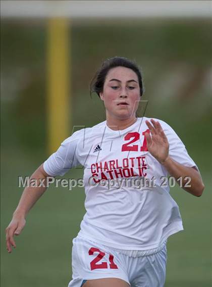 Thumbnail 1 in St. Stephens at Charlotte Catholic (NCHSAA 3A Semifinal) photogallery.