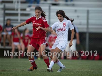 Thumbnail 1 in St. Stephens at Charlotte Catholic (NCHSAA 3A Semifinal) photogallery.