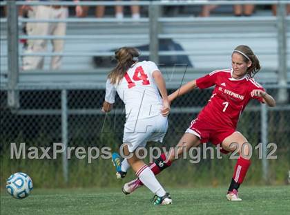 Thumbnail 1 in St. Stephens at Charlotte Catholic (NCHSAA 3A Semifinal) photogallery.