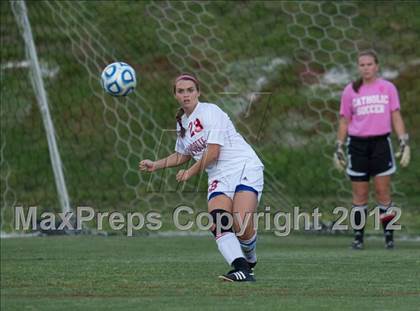 Thumbnail 2 in St. Stephens at Charlotte Catholic (NCHSAA 3A Semifinal) photogallery.