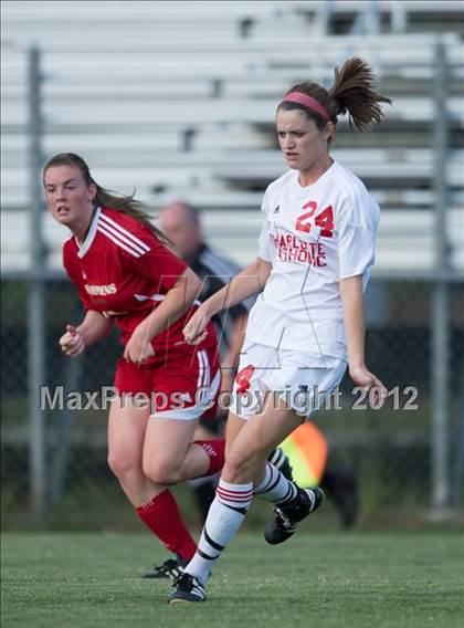 Thumbnail 2 in St. Stephens at Charlotte Catholic (NCHSAA 3A Semifinal) photogallery.