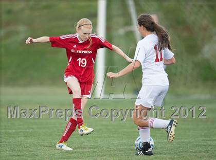Thumbnail 2 in St. Stephens at Charlotte Catholic (NCHSAA 3A Semifinal) photogallery.
