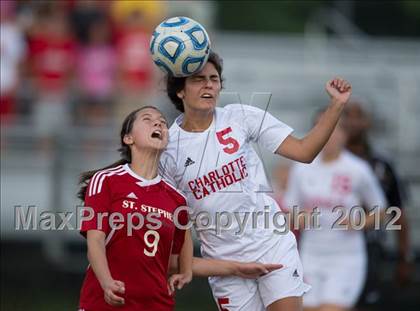Thumbnail 1 in St. Stephens at Charlotte Catholic (NCHSAA 3A Semifinal) photogallery.