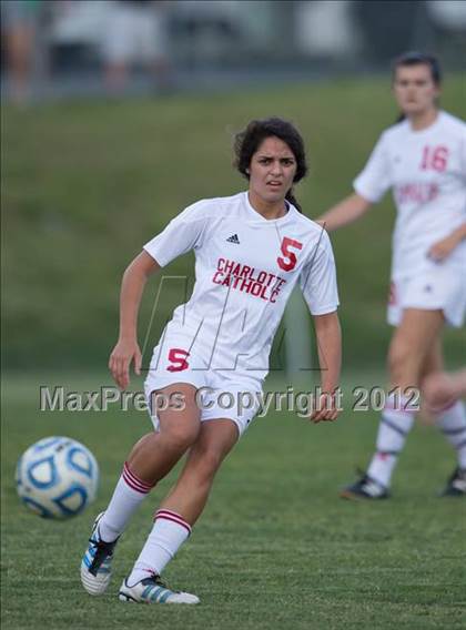 Thumbnail 2 in St. Stephens at Charlotte Catholic (NCHSAA 3A Semifinal) photogallery.