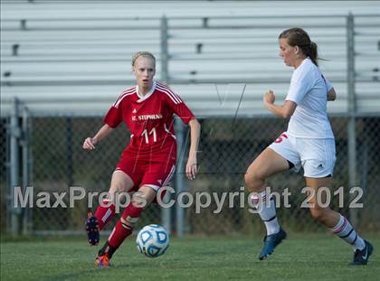 Thumbnail 1 in St. Stephens at Charlotte Catholic (NCHSAA 3A Semifinal) photogallery.