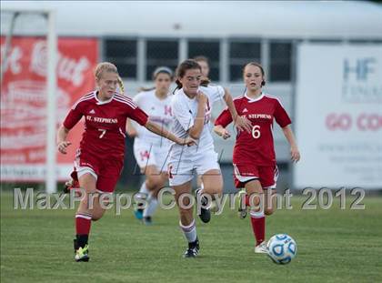 Thumbnail 1 in St. Stephens at Charlotte Catholic (NCHSAA 3A Semifinal) photogallery.