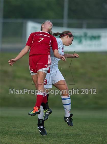 Thumbnail 2 in St. Stephens at Charlotte Catholic (NCHSAA 3A Semifinal) photogallery.