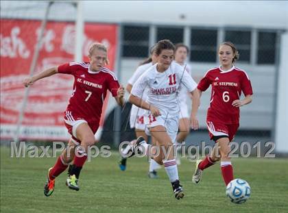 Thumbnail 3 in St. Stephens at Charlotte Catholic (NCHSAA 3A Semifinal) photogallery.