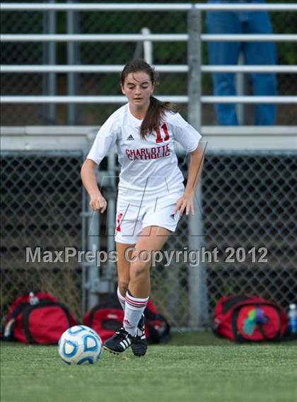 Thumbnail 2 in St. Stephens at Charlotte Catholic (NCHSAA 3A Semifinal) photogallery.