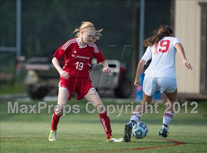 Thumbnail 2 in St. Stephens at Charlotte Catholic (NCHSAA 3A Semifinal) photogallery.