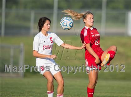 Thumbnail 3 in St. Stephens at Charlotte Catholic (NCHSAA 3A Semifinal) photogallery.