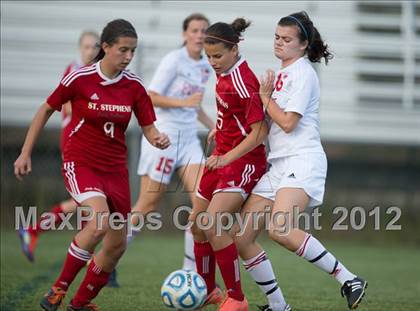 Thumbnail 3 in St. Stephens at Charlotte Catholic (NCHSAA 3A Semifinal) photogallery.