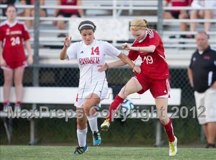Thumbnail 1 in St. Stephens at Charlotte Catholic (NCHSAA 3A Semifinal) photogallery.