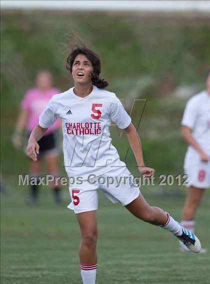Thumbnail 3 in St. Stephens at Charlotte Catholic (NCHSAA 3A Semifinal) photogallery.