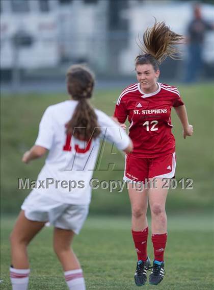 Thumbnail 1 in St. Stephens at Charlotte Catholic (NCHSAA 3A Semifinal) photogallery.