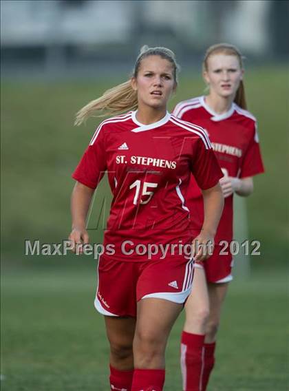 Thumbnail 2 in St. Stephens at Charlotte Catholic (NCHSAA 3A Semifinal) photogallery.