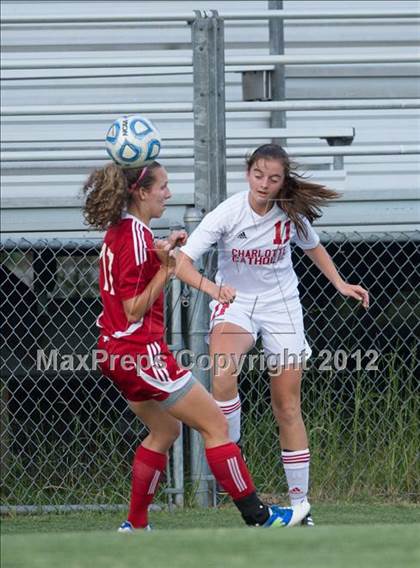 Thumbnail 2 in St. Stephens at Charlotte Catholic (NCHSAA 3A Semifinal) photogallery.