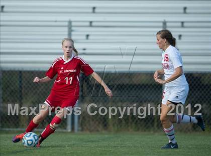 Thumbnail 3 in St. Stephens at Charlotte Catholic (NCHSAA 3A Semifinal) photogallery.