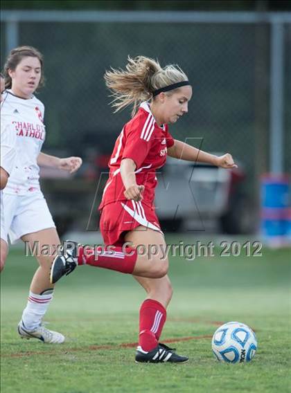 Thumbnail 3 in St. Stephens at Charlotte Catholic (NCHSAA 3A Semifinal) photogallery.