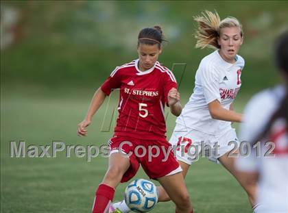 Thumbnail 3 in St. Stephens at Charlotte Catholic (NCHSAA 3A Semifinal) photogallery.