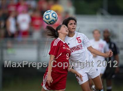 Thumbnail 2 in St. Stephens at Charlotte Catholic (NCHSAA 3A Semifinal) photogallery.
