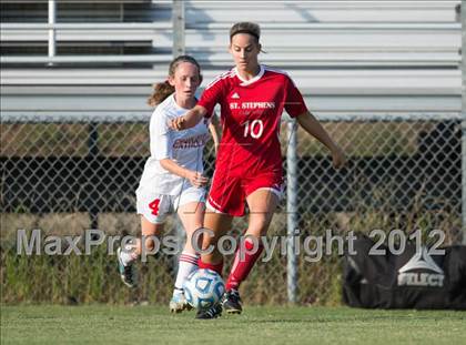 Thumbnail 3 in St. Stephens at Charlotte Catholic (NCHSAA 3A Semifinal) photogallery.