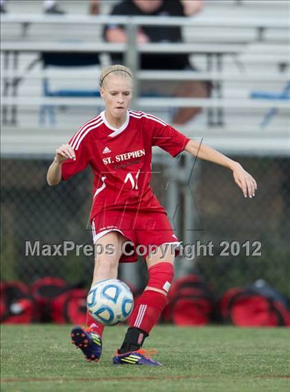 Thumbnail 2 in St. Stephens at Charlotte Catholic (NCHSAA 3A Semifinal) photogallery.