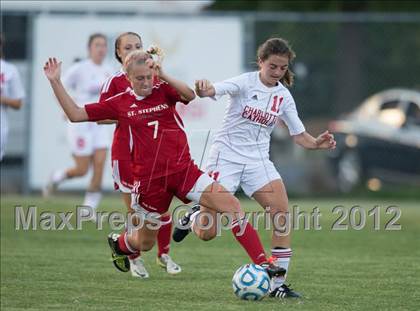 Thumbnail 3 in St. Stephens at Charlotte Catholic (NCHSAA 3A Semifinal) photogallery.