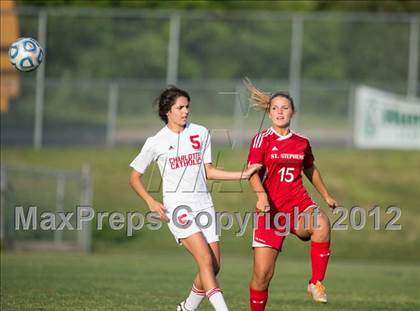 Thumbnail 1 in St. Stephens at Charlotte Catholic (NCHSAA 3A Semifinal) photogallery.