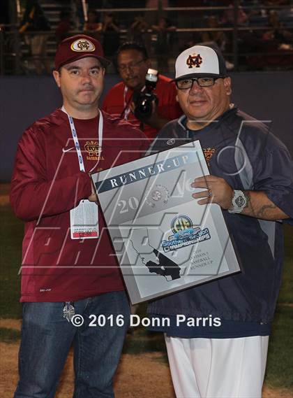 Thumbnail 2 in Woodcrest Christian vs. Cantwell-Sacred Heart (CIF-SS D5 Final) photogallery.