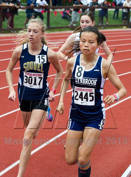 Thumbnail 1 in Stanford Invitational 3000m photogallery.