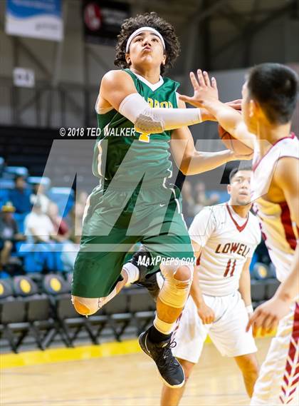 Thumbnail 2 in Lowell vs. Harbor (Aptos / S.C. Warriors NorCal Invitational) photogallery.