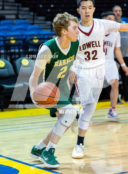 Thumbnail 1 in Lowell vs. Harbor (Aptos / S.C. Warriors NorCal Invitational) photogallery.