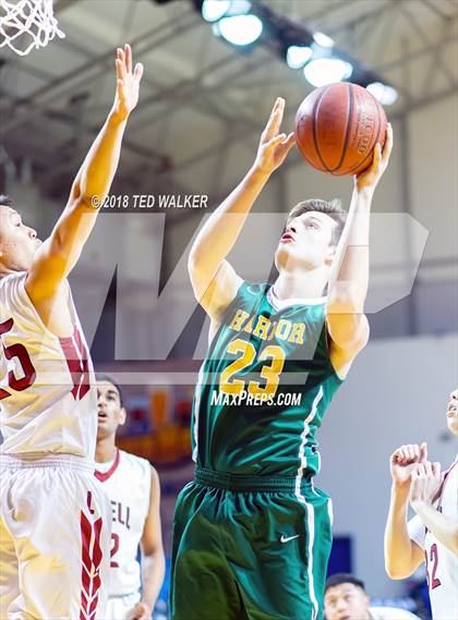 Thumbnail 3 in Lowell vs. Harbor (Aptos / S.C. Warriors NorCal Invitational) photogallery.