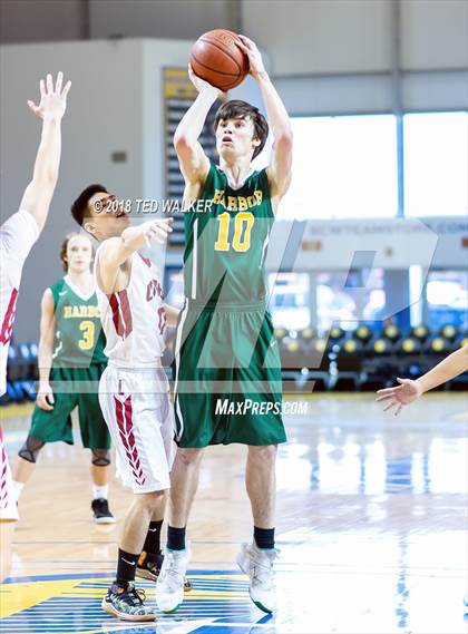 Thumbnail 2 in Lowell vs. Harbor (Aptos / S.C. Warriors NorCal Invitational) photogallery.