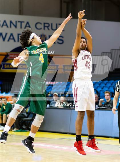 Thumbnail 3 in Lowell vs. Harbor (Aptos / S.C. Warriors NorCal Invitational) photogallery.