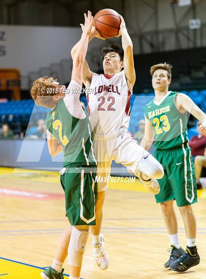 Thumbnail 1 in Lowell vs. Harbor (Aptos / S.C. Warriors NorCal Invitational) photogallery.