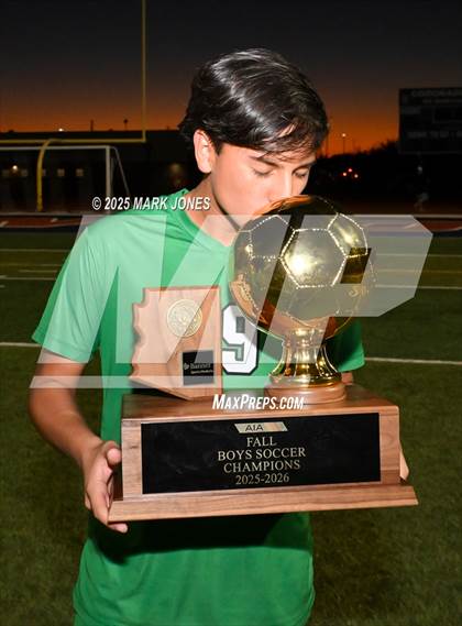 Thumbnail 3 in Highland Prep West vs. Red Rock (AIA 1A Final - Awards) photogallery.