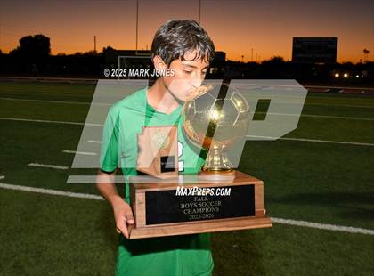 Thumbnail 3 in Highland Prep West vs. Red Rock (AIA 1A Final - Awards) photogallery.