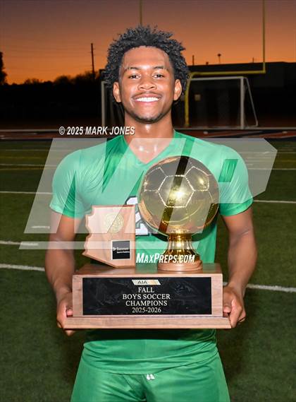 Thumbnail 2 in Highland Prep West vs. Red Rock (AIA 1A Final - Awards) photogallery.