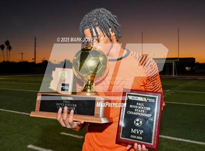 Thumbnail 2 in Highland Prep West vs. Red Rock (AIA 1A Final - Awards) photogallery.