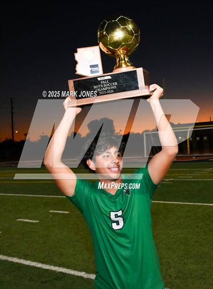 Thumbnail 3 in Highland Prep West vs. Red Rock (AIA 1A Final - Awards) photogallery.