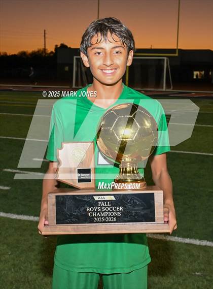 Thumbnail 2 in Highland Prep West vs. Red Rock (AIA 1A Final - Awards) photogallery.