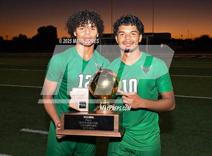 Thumbnail 3 in Highland Prep West vs. Red Rock (AIA 1A Final - Awards) photogallery.