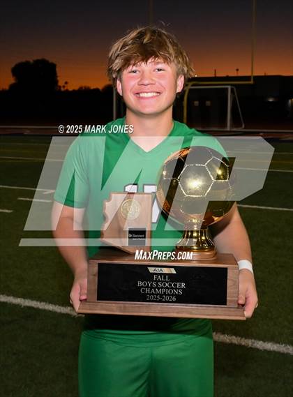 Thumbnail 3 in Highland Prep West vs. Red Rock (AIA 1A Final - Awards) photogallery.