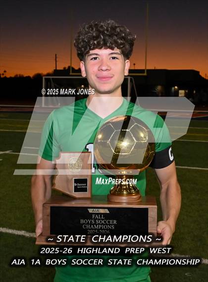 Thumbnail 1 in Highland Prep West vs. Red Rock (AIA 1A Final - Awards) photogallery.